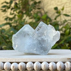 Yaogangxian Blue Fluorite Cubes on Matrix, Yaogangxian Fluorite, Stunning Fluorite Specimen, Healing Crystals, Chakra Balancing