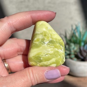 Large Tumbled Noble Serpentine, polished Serpentine, Big Healerite Tumbled Stone , Healing Crystals, Chakra Crystals