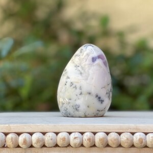 Beautiful Dendritic Opal Freeform, Flat Base Freestanding Dendritic Opal, Crystal Home Decor, Crystal Gift