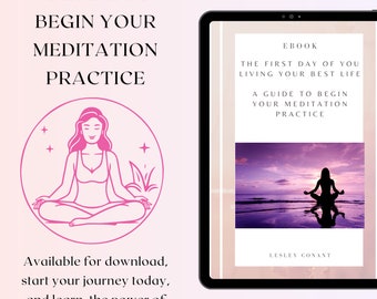 E-bok för meditation för nybörjare, 21-sidig PDF (nedladdning direkt)