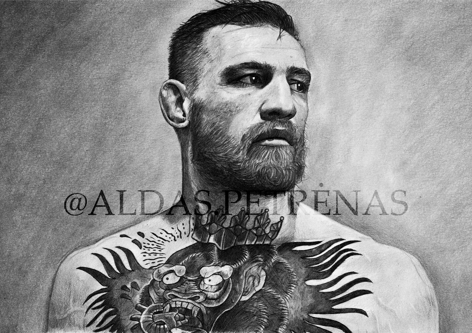 CONOR MCGREGOR Portrait Pencil Drawing Fine Art Poster Print | Etsy
