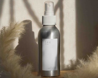 Teakwood Leather Musk Room Spray: Hand-Bottled Linen Spray