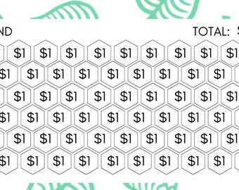 one dollar saving challenge/low-income saving/small budget saving/kids saving challenge