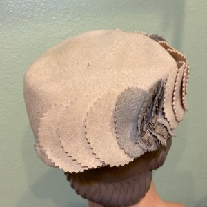 30s 40s hat cloche Felt Vintage image 3