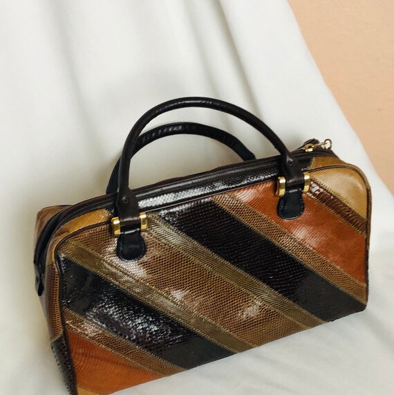 Vintage Snakeskin Purse- handbag