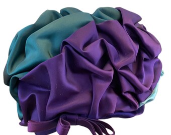 Vintage 60s Turban Satin Dramatic Statement Hat