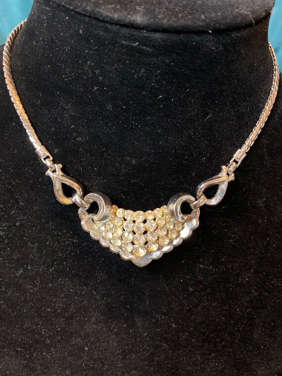 Vintage Coro Deco Necklace 50s 40s - image 1