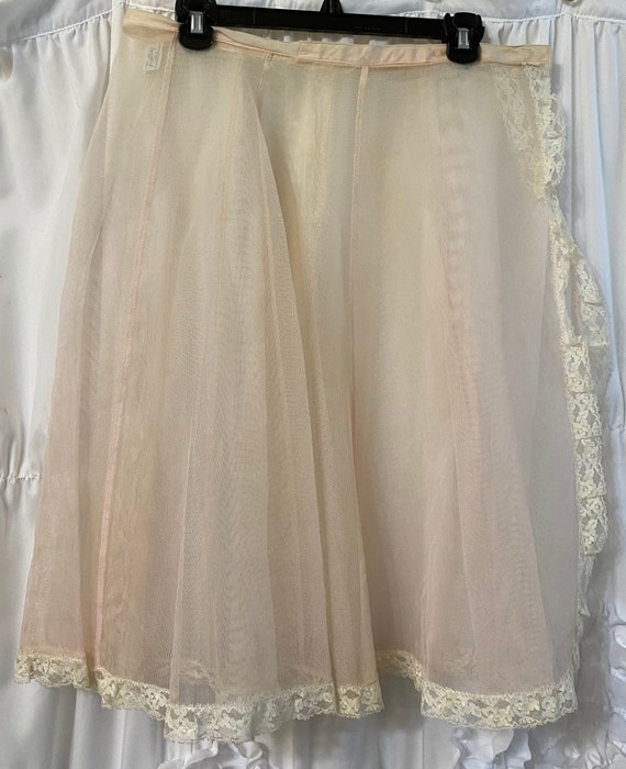 50s sheer crinoline skirt, lingerie, pinup, burlesque… - Gem