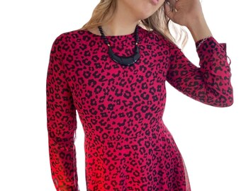 Pink Cheetah Dress - Etsy Singapore