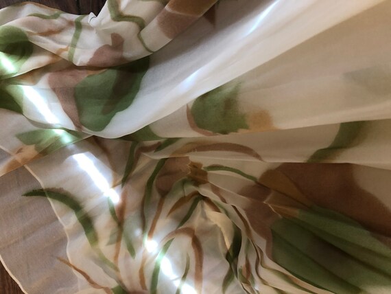 Vintage 70s Chiffon Summer Dress - image 7