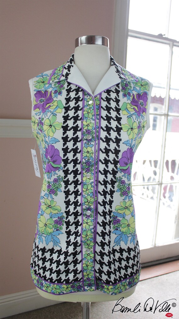 Designer Mod 60s Art Print Top
