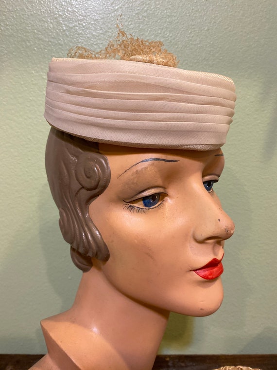 Vintage 60s pillbox hat - image 3