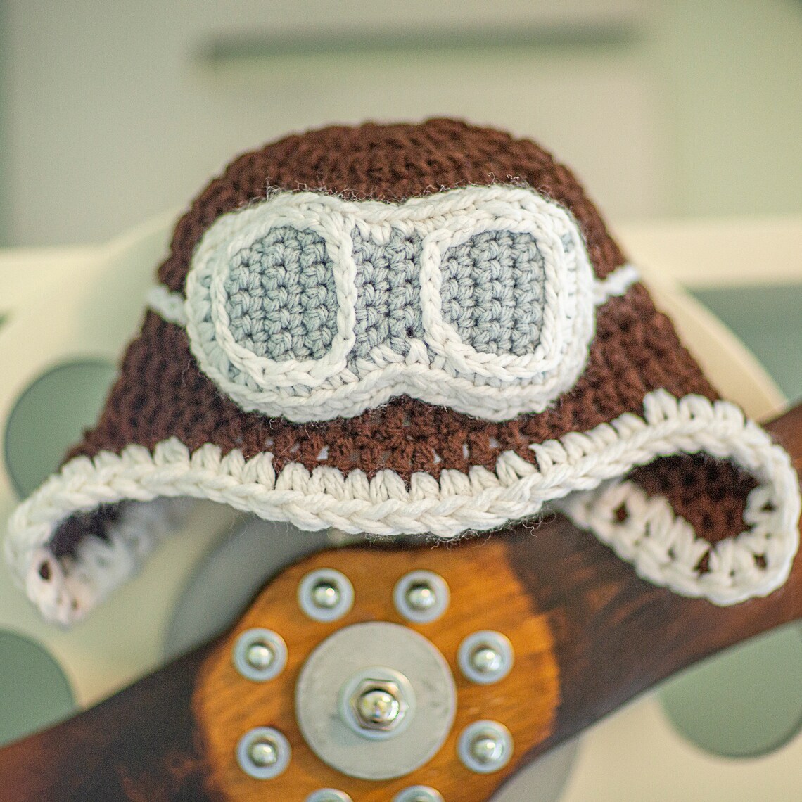 Newborn Pilot Hat, Baby Pilot Hat, Pilot Hat for Boys, Boy Aviator Hat