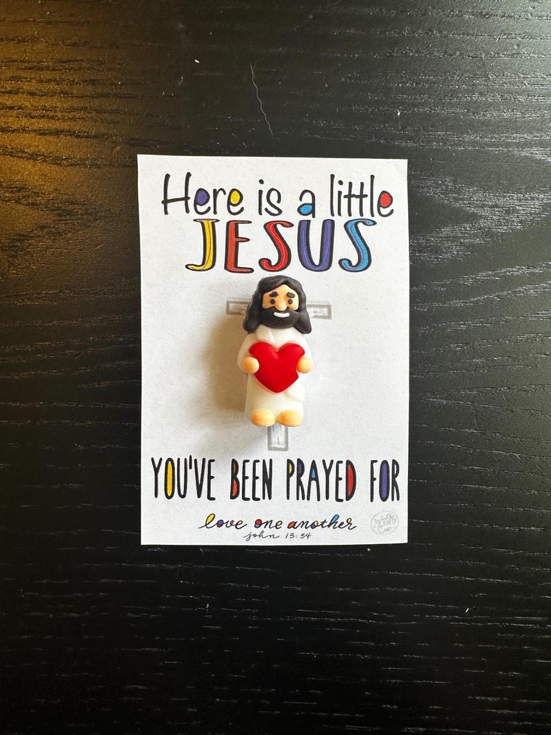 Mini Jesus Figure With Jesus Loves You, Pocket Jesus, Christian Gift ...