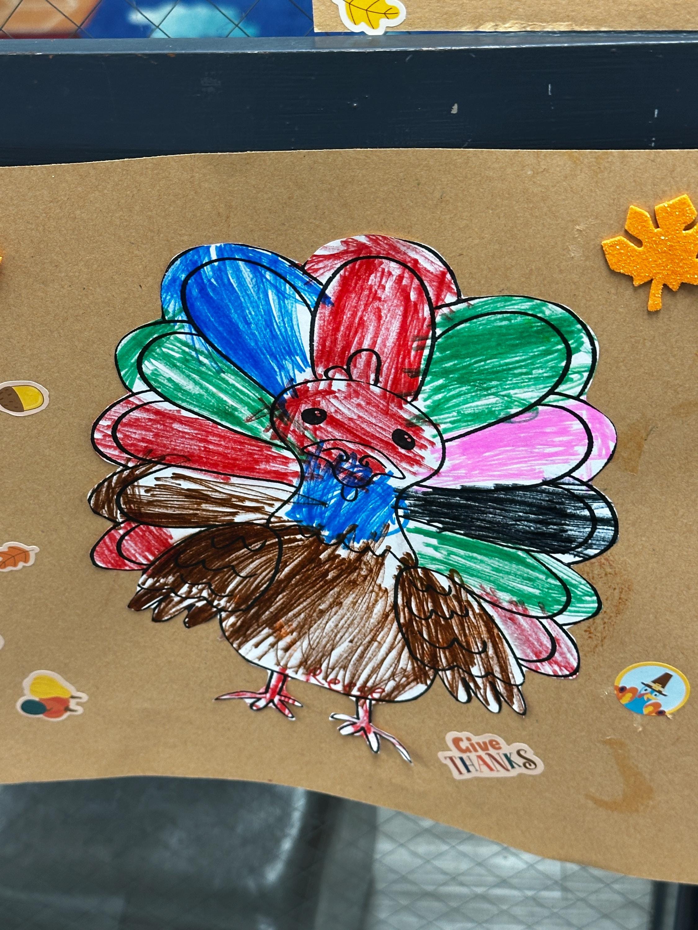 Disguise the Turkey Printable, Thanksgiving Turkey Color Sheet, Color ...