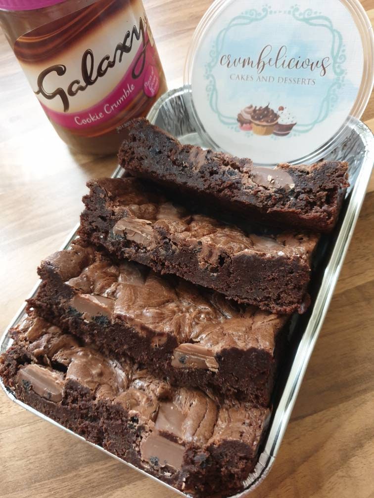 Galaxy Cookie Crumble Brownies Etsy UK