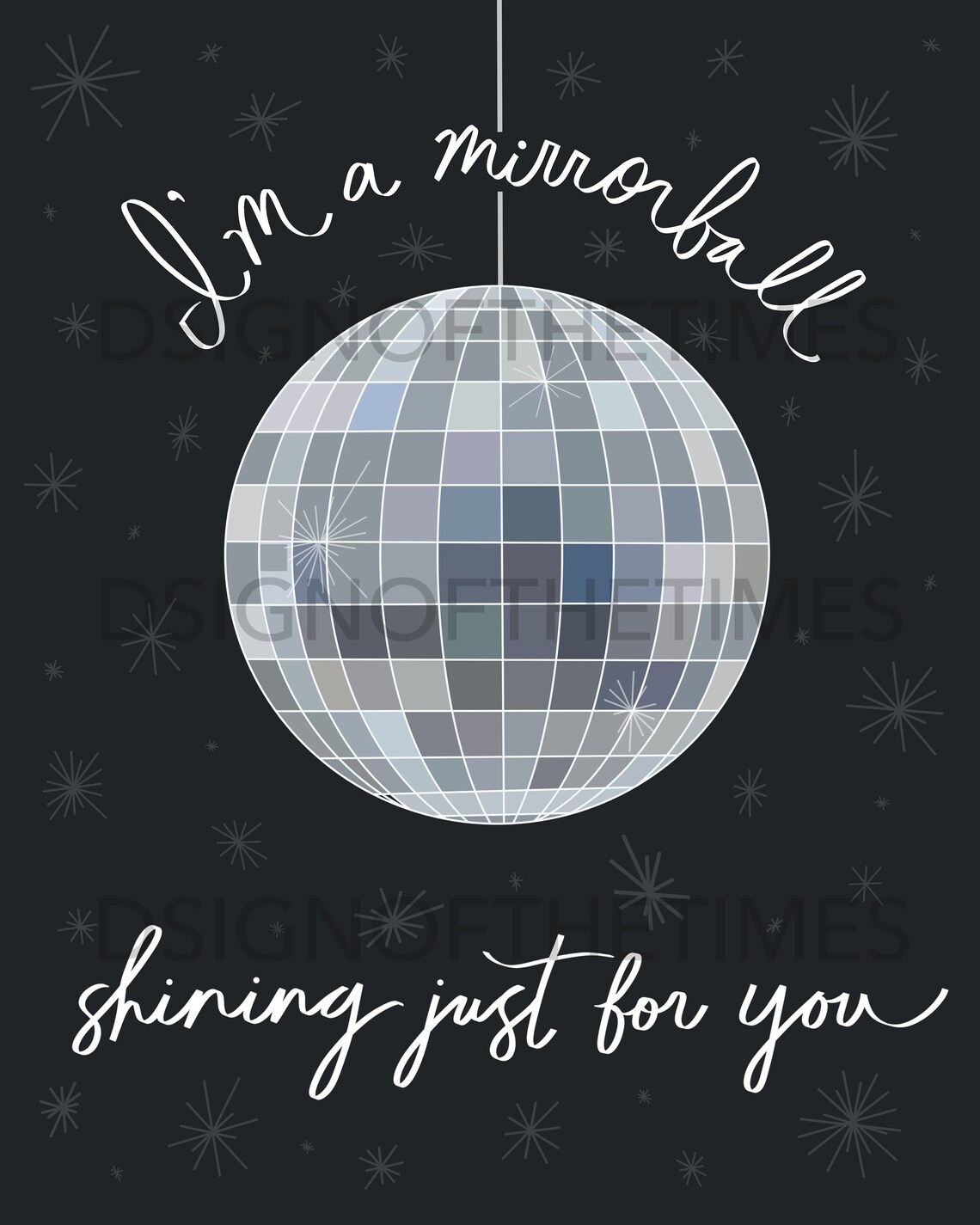 Mirrorball Taylor Swift Folklore Lyrics Inspired Digital Art Etsy