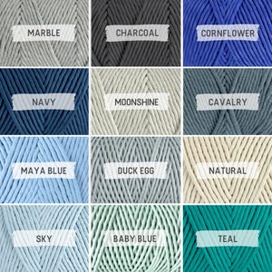 Cordón de macramé de 2 mm 100 % algodón peinado / Certificado OEKO-Tex® imagen 5