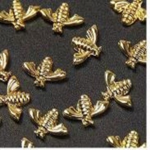 Nail Gems, Nail Decorations, Gold alloy