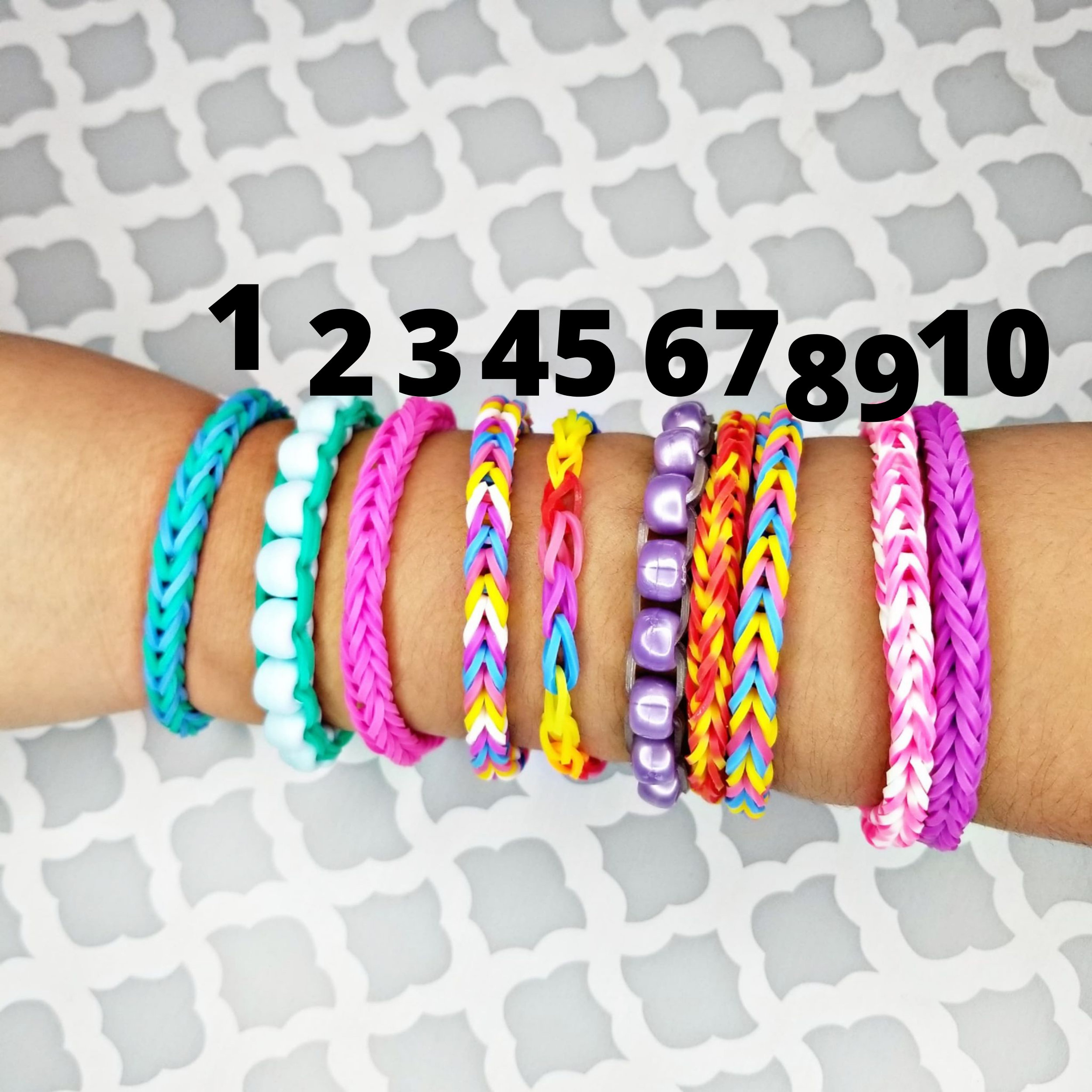 CUSTOM ORDER Rainbow Fishtail Bracelet Rainbow Braided Band Rainbow Loom  Bracelet Kid Gifts and Birthday Party Favors -  Finland