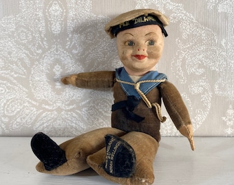 antique sailor doll