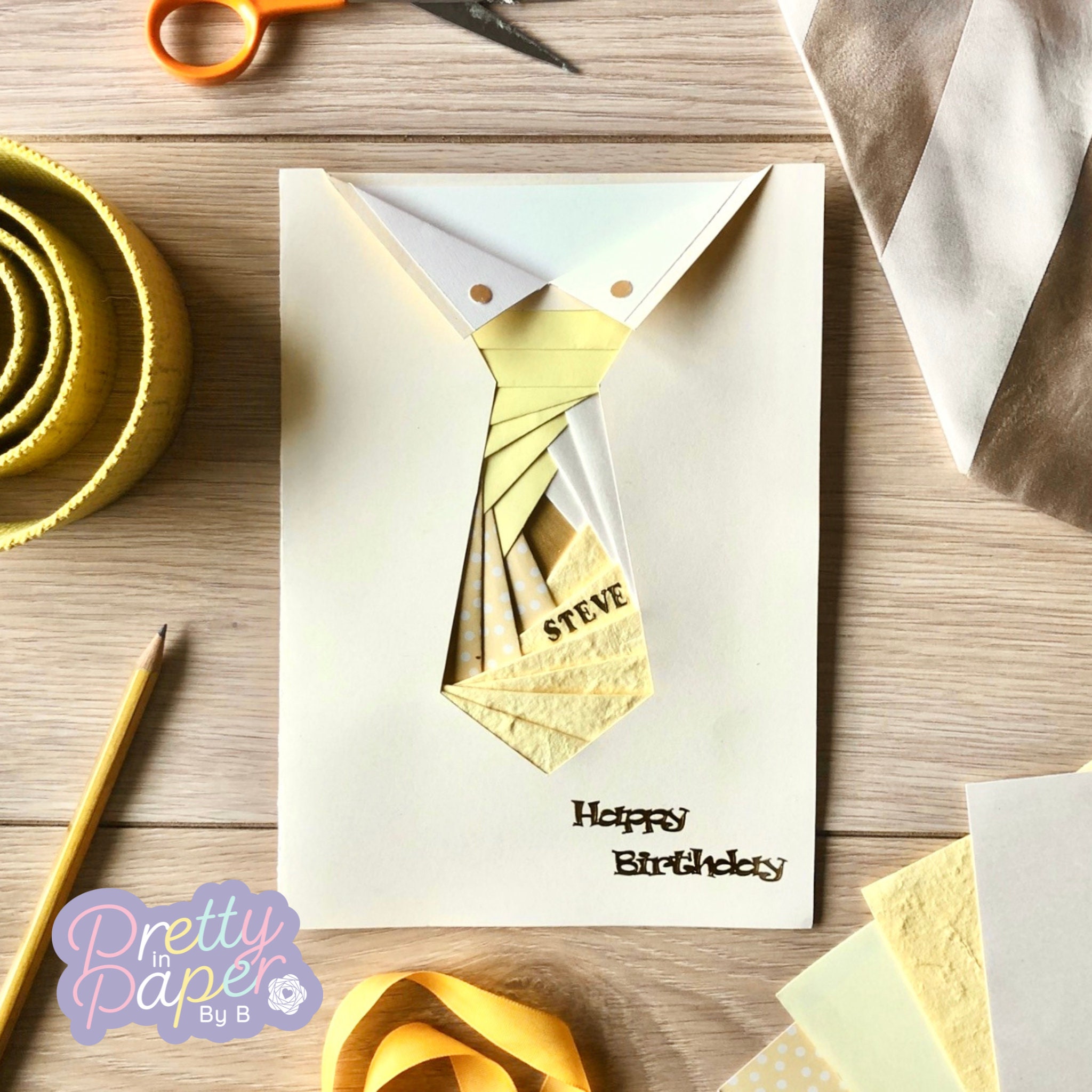 Tie Iris Folding Pattern PDF & SVG | Beginner Iris Folding Pattern ...