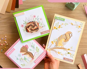 Beginner Iris Folding Card Making Kit | Bright Edition | Craft Kit Gift ...