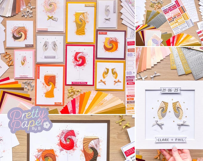 Beginner Iris Folding Card Making Kit | Pastel Edition | Craft Kit Gift ...