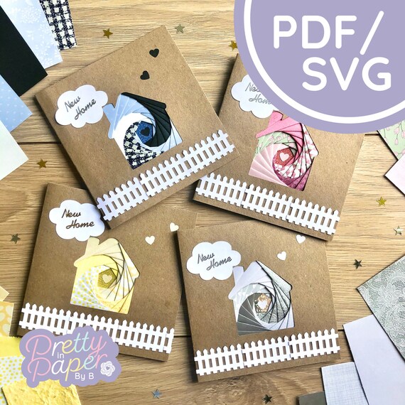 plegado de iris de casa PDF & SVG