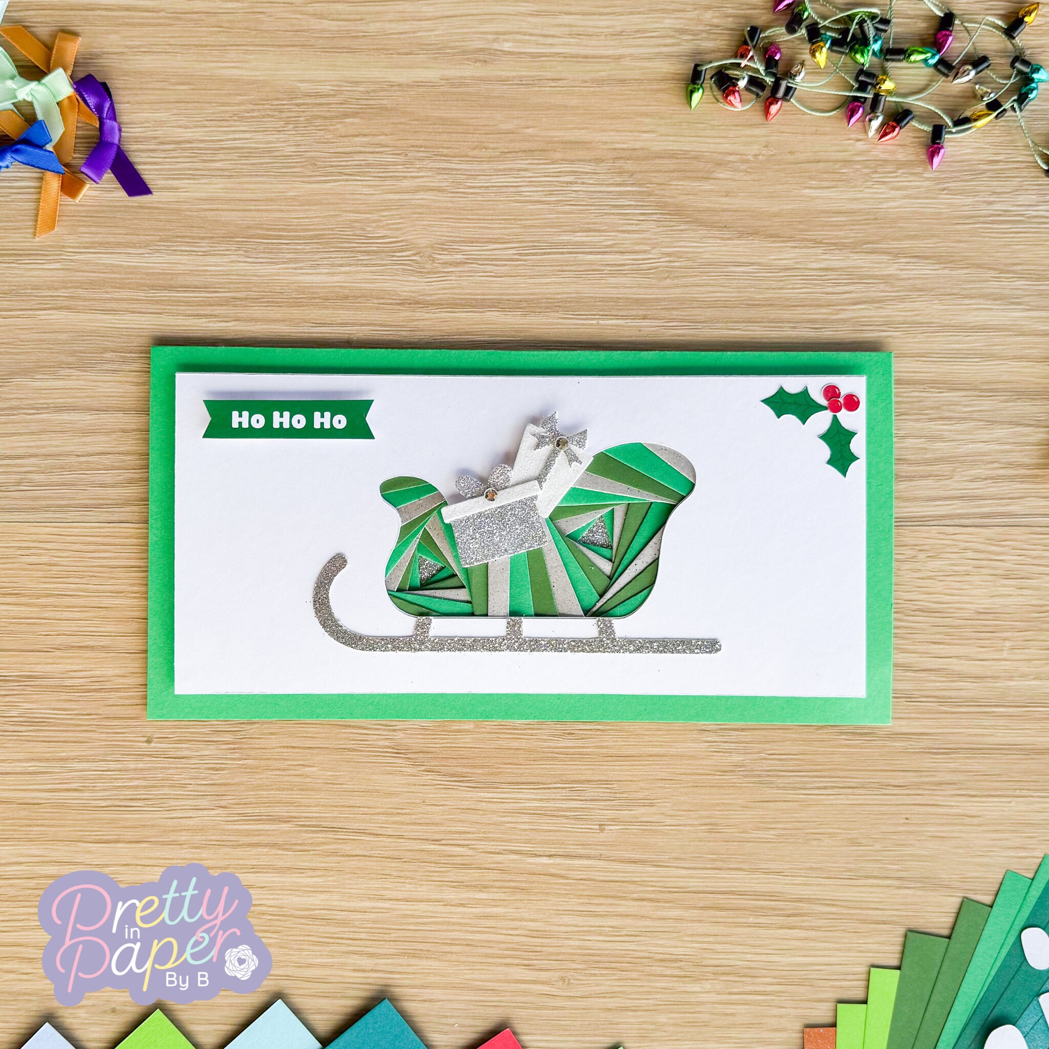 Sleigh Iris Folding Pattern PDF & SVG | Christmas Advanced Iris Folding ...