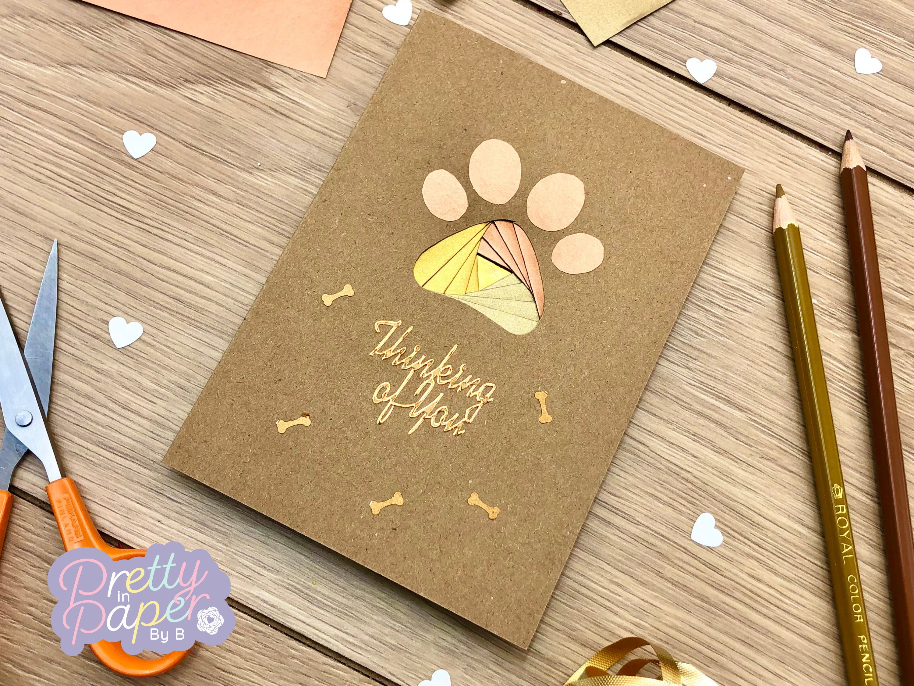 Paw Iris Folding Pattern Mini PDF & SVG | Beginner Template Download ...