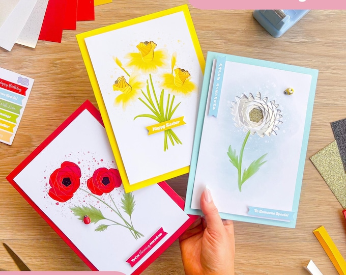 Beginner Iris Folding Card Making Kit | Pastel Edition | Craft Kit Gift ...