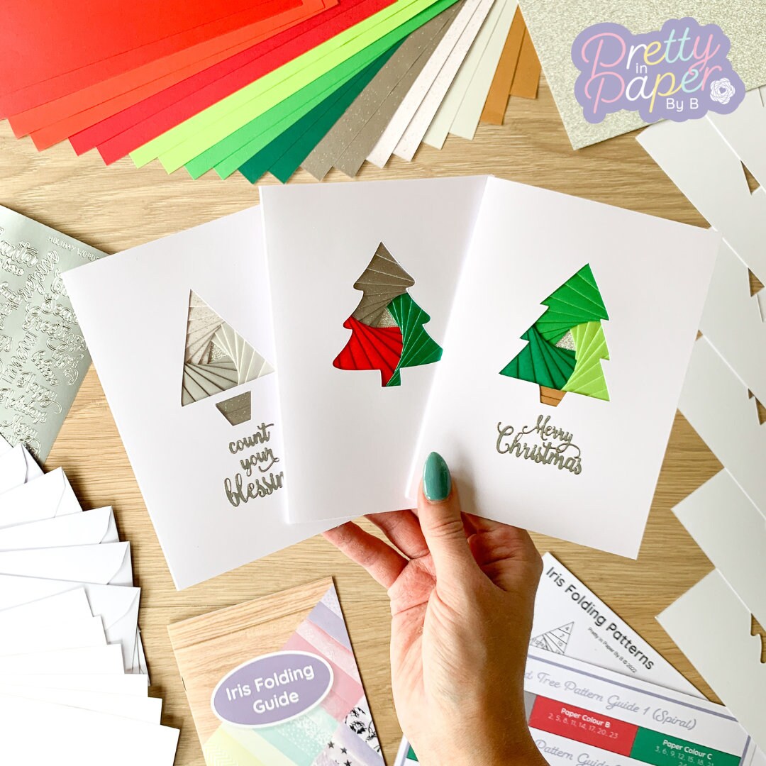Christmas Card Making Kit Christmas Craft Kit Beginners Etsy UK