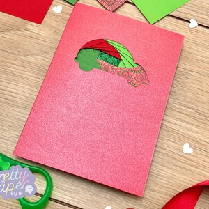 Car Iris Folding Pattern Mini PDF & SVG | Beginner Iris Folding Pattern ...