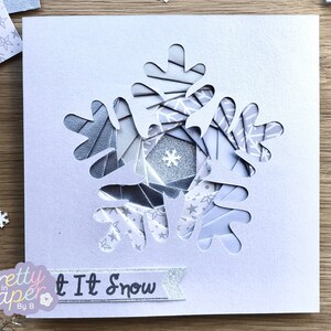 Snowflake Iris Folding Pattern PDF & SVG | Snowflake 5 Point ...