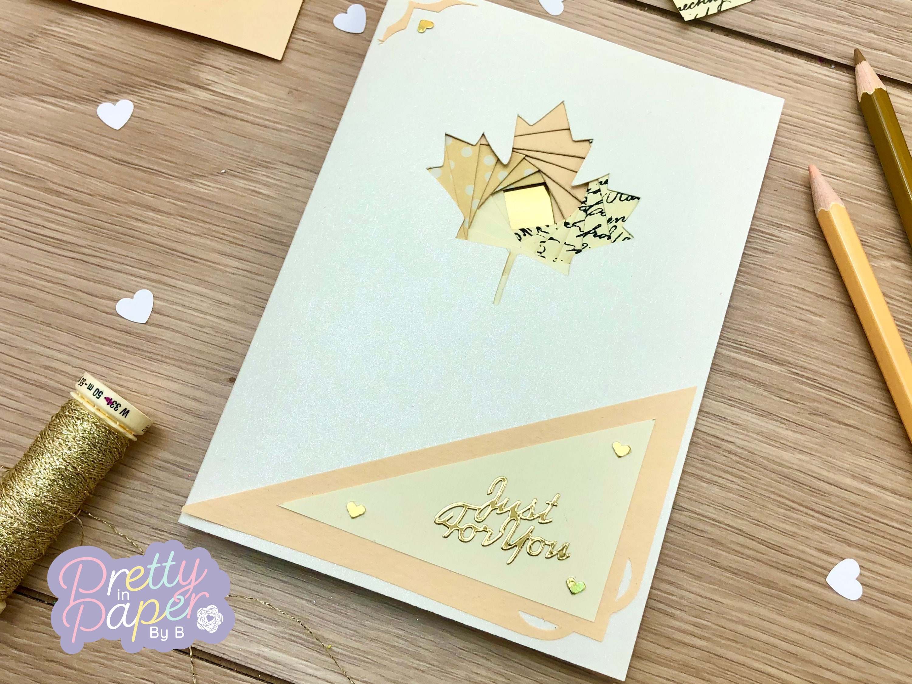 Leaf Iris Folding Pattern Mini PDF & SVG | Beginner Iris Folding ...