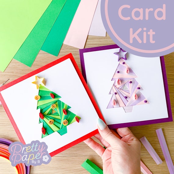 Beginner Iris Folding Card Making Kit, Deluxe Starter Kit, Craft Kit Gift, Pretty In Paper By B