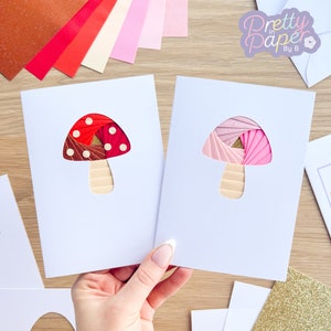 Kit de fabrication de cartes Toadstool | Kit de cartes pliantes Mini Iris