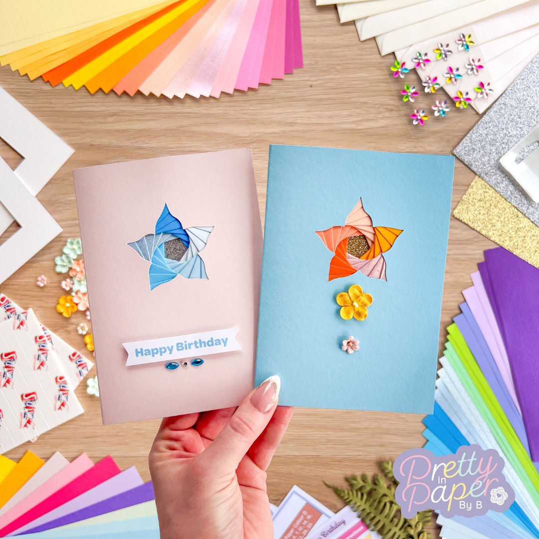 Lily Flower Iris Folding Pattern PDF & SVG | Beginner Printable ...