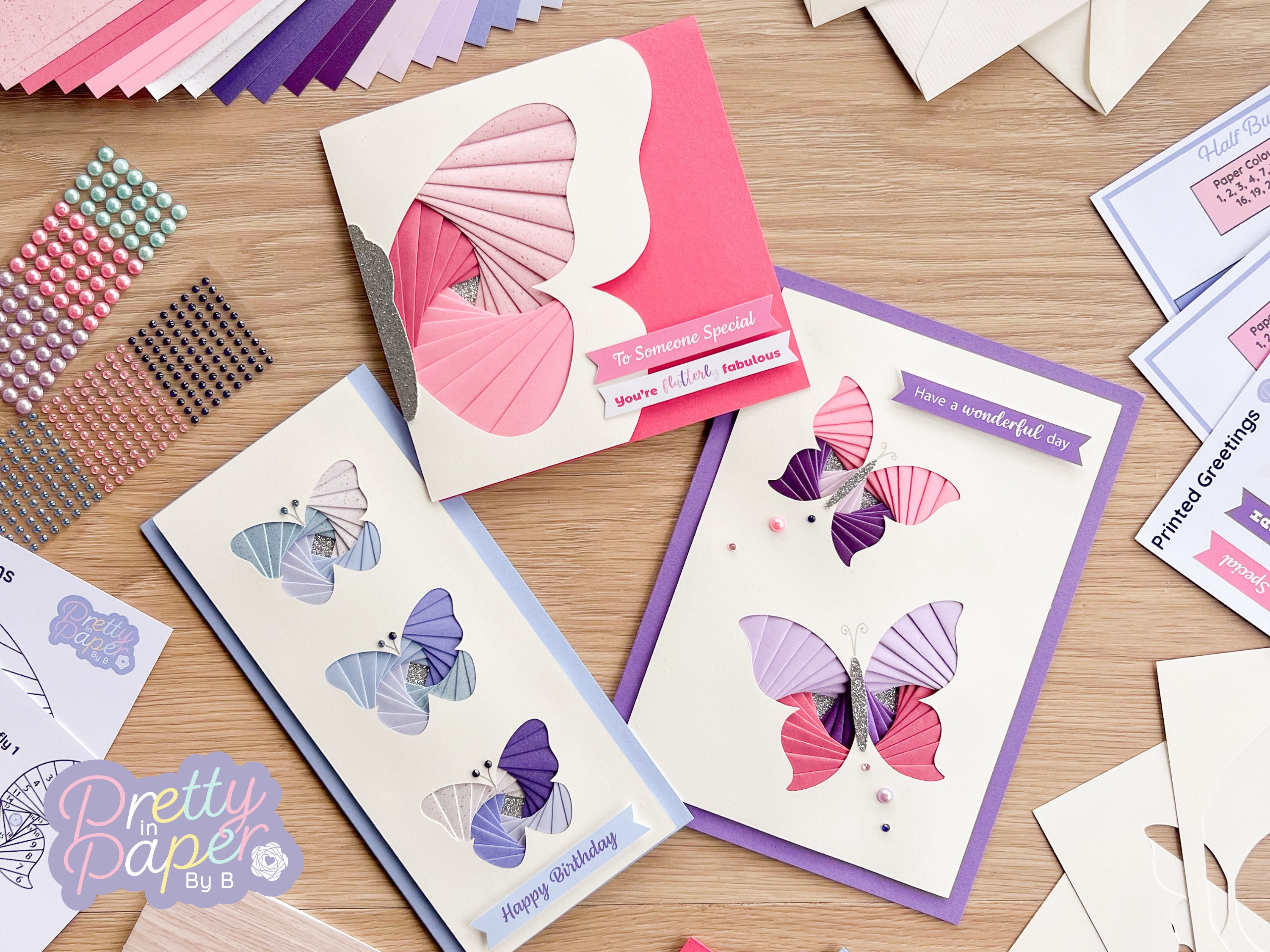 Beginner Iris Folding Card Making Kit, Deluxe Starter Kit