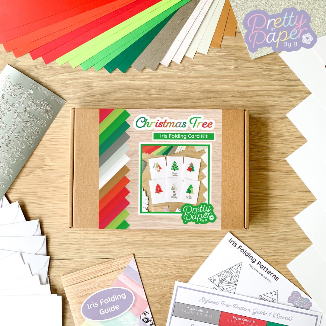 Christmas Card Making Kit Christmas Craft Kit Beginners Etsy UK