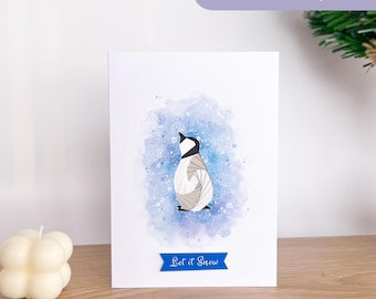Baby Penguin Iris Folding Pattern Mini PDF & SVG | Intermediate Download and Cut File