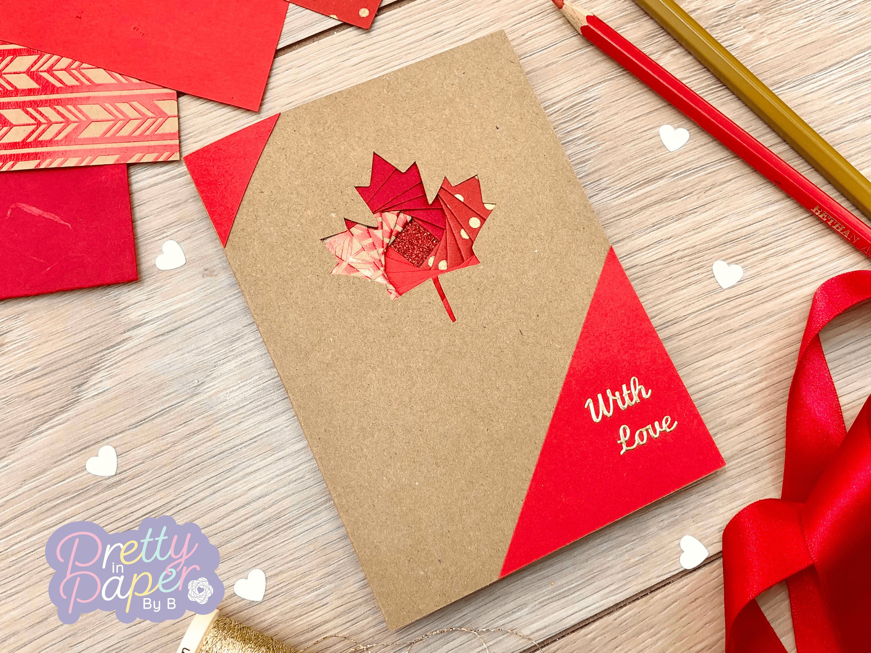 Leaf Iris Folding Pattern Mini PDF & SVG | Beginner Iris Folding ...