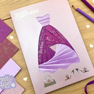 Dress Iris Folding Pattern PDF & SVG | Beginner Iris Folding Pattern ...