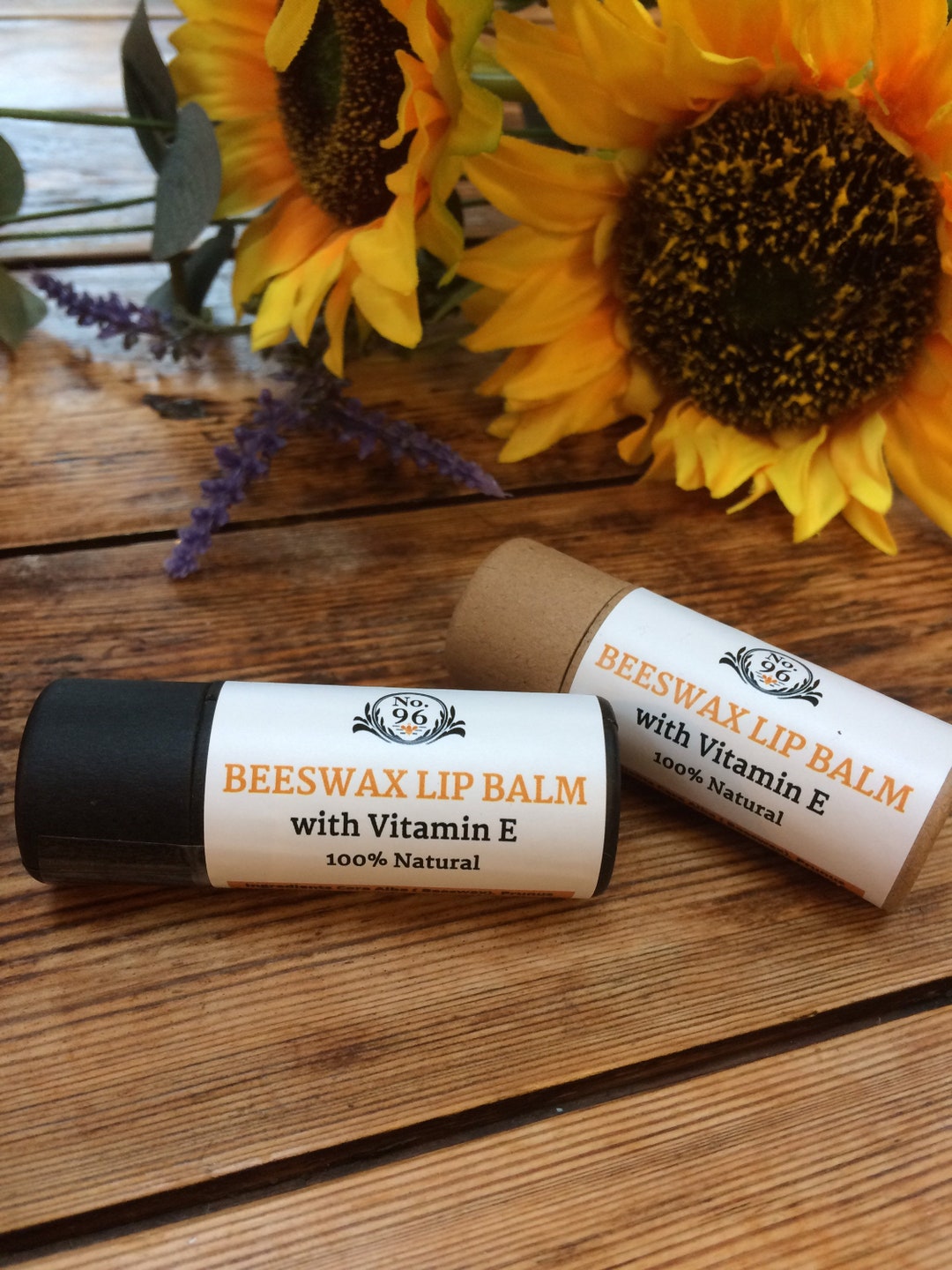 Beeswax Lip Balm With Vitamine 10g Large Tube Etsy