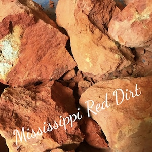 Edible Clay - 1 Pound Mississippi Red Dirt