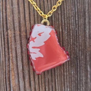 JAJ Coral Gooseberry with Swarovski crystals