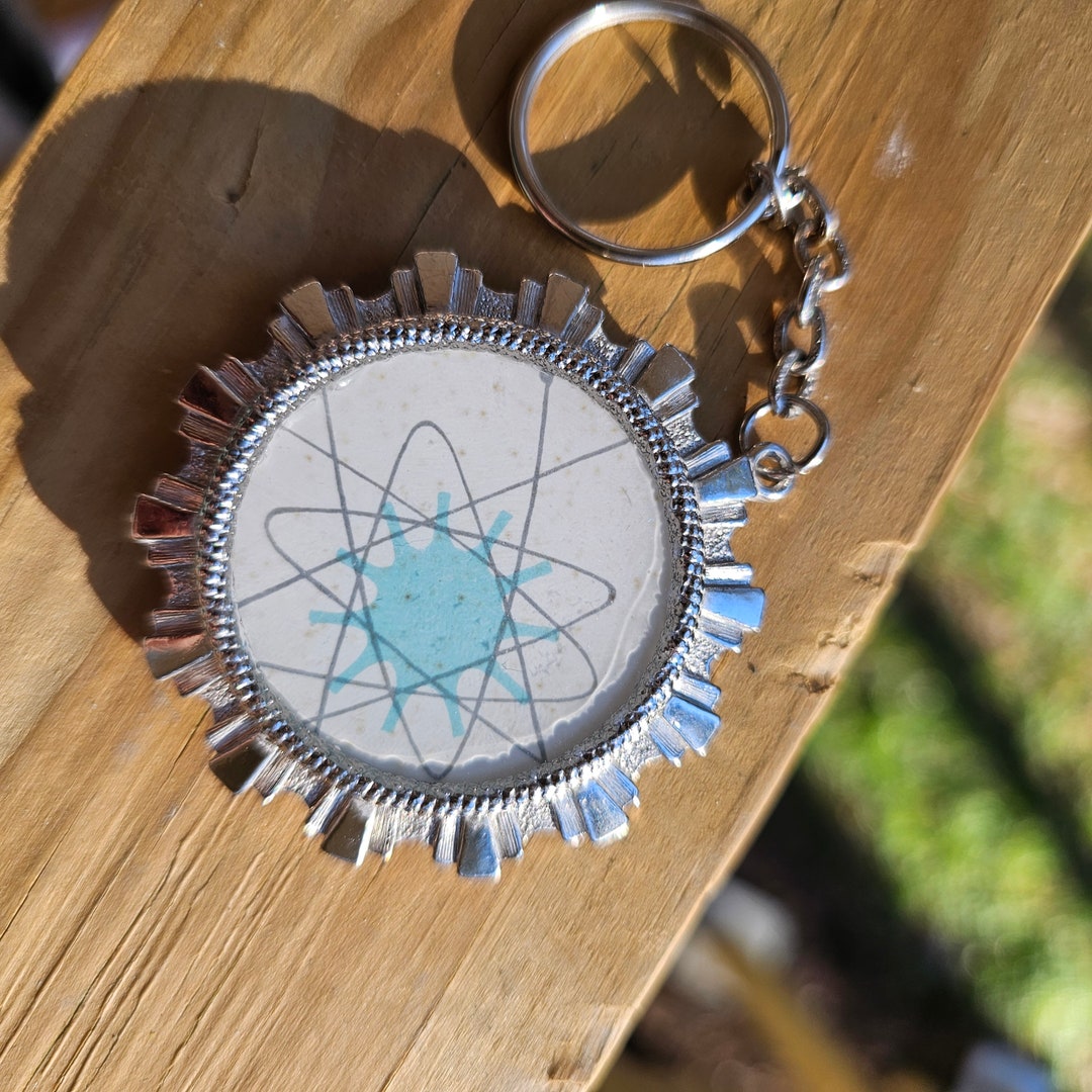 Grant Crest Tempo Blue Atomic Keychain - Etsy