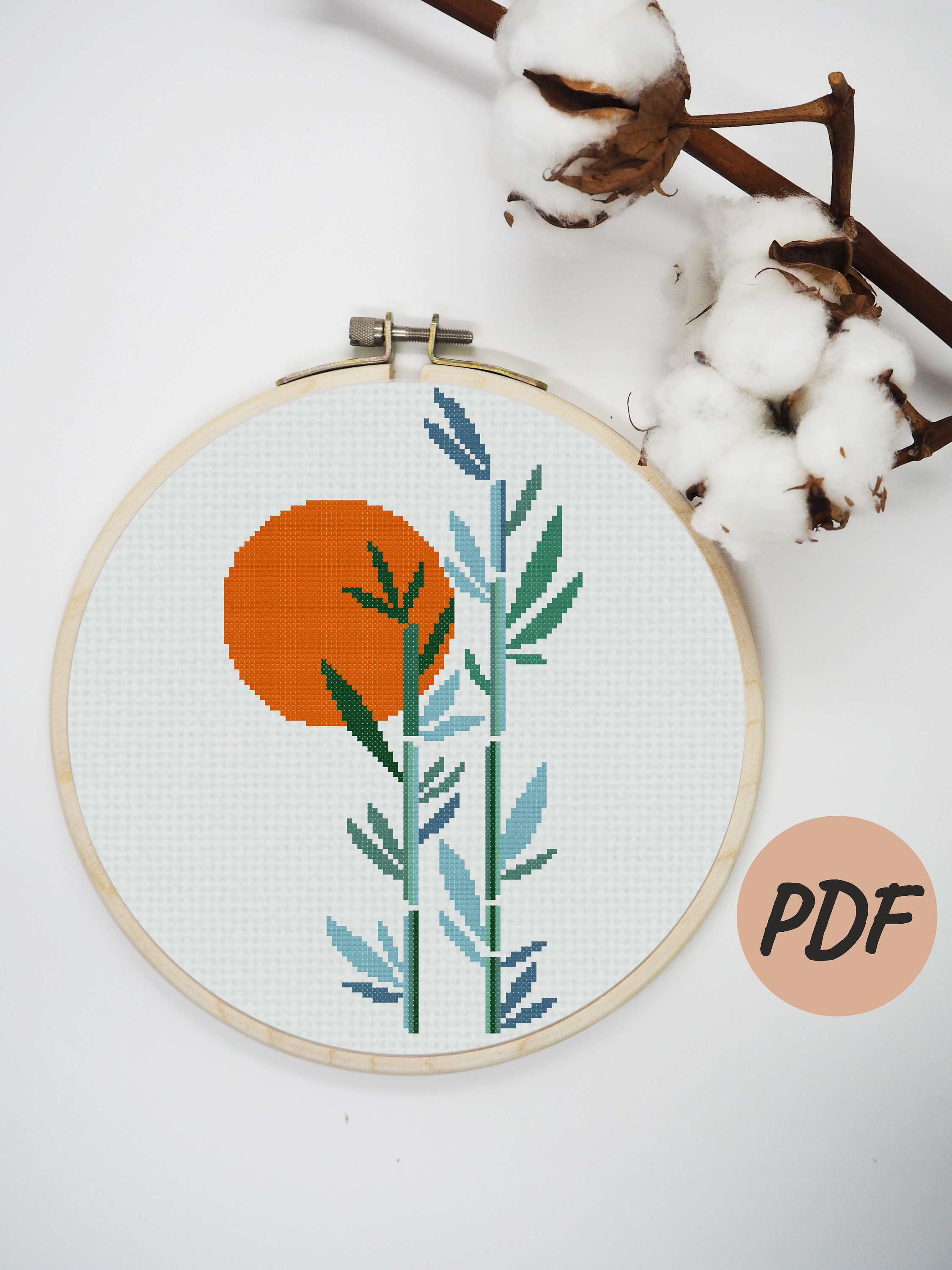 Bamboo Embroidery Design Tropical Bamboo Bamboo Branches Etsy