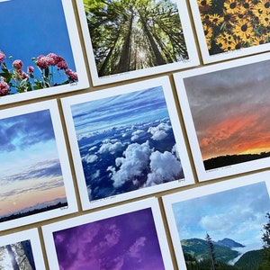 Beautiful Earth Pack - Ensemble de 10 cartes de vœux vierges